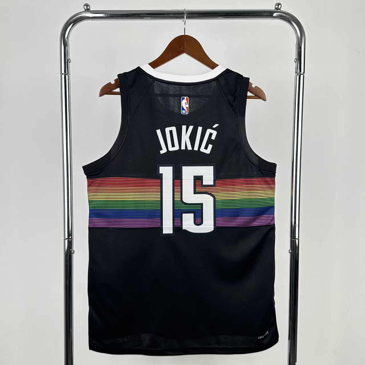 Men Denver Nuggets #15 Jokic Black City Edition Nike Season 2026 NBA Jersey